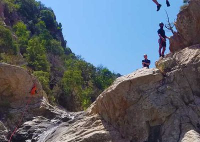 Il miglior percorso di canyoning in Sardegna, Riu Pitrisconi, tour guidati, tour con guida