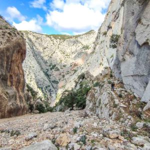 guided tour gorropu gorge canyon trekking hiking experienced expert hikers sardinia dorgali trek hike local guide